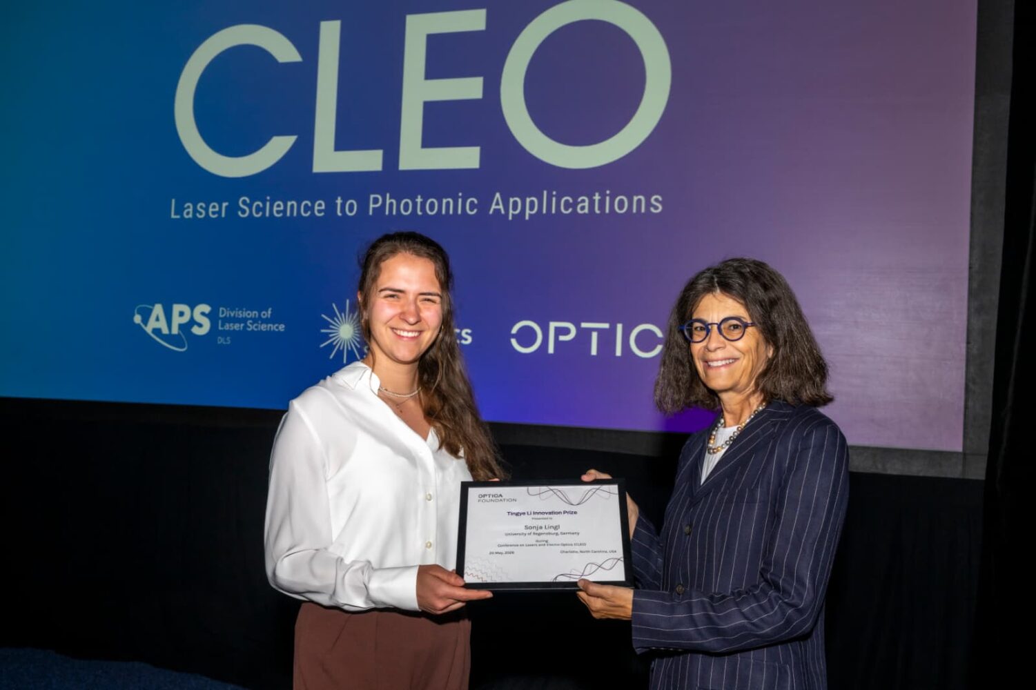 Attosecond STM – Sonja Lingl wins Tingye Li Innovation Prize